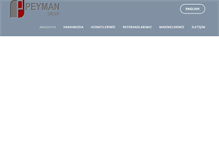 Tablet Screenshot of peymaninsaat.com